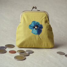 Load image into Gallery viewer, Banphool Canary  Coin Purse  with Metal Clasp

