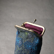 Load image into Gallery viewer, Satgaon Charcoal Spectacle case with Metal Clasp