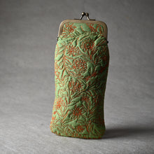 Load image into Gallery viewer, Gulbahar Lime Spectacle case with Metal Clasp