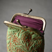 Load image into Gallery viewer, Gulbahar Lime Spectacle case with Metal Clasp