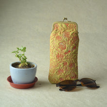 Load image into Gallery viewer, Gulbahar Canary Spectacle case with Metal Clasp