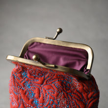 Load image into Gallery viewer, Gulbahar Vermillon Spectacle case with Metal Clasp