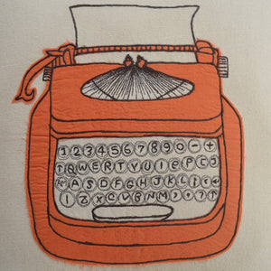 Retro Typewriter Cushion Cover