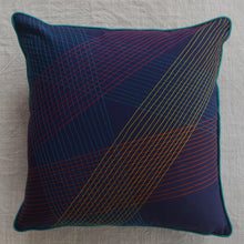 Load image into Gallery viewer, Circuit Navy Cushion Cover