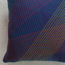 Load image into Gallery viewer, Circuit Navy Cushion Cover