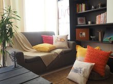 Load image into Gallery viewer, Retro Scooter Cushion Cover