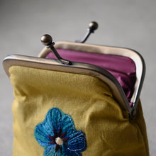 Load image into Gallery viewer, Banphool Canary  Coin Purse  with Metal Clasp
