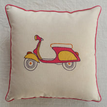 Load image into Gallery viewer, Retro Scooter Cushion Cover
